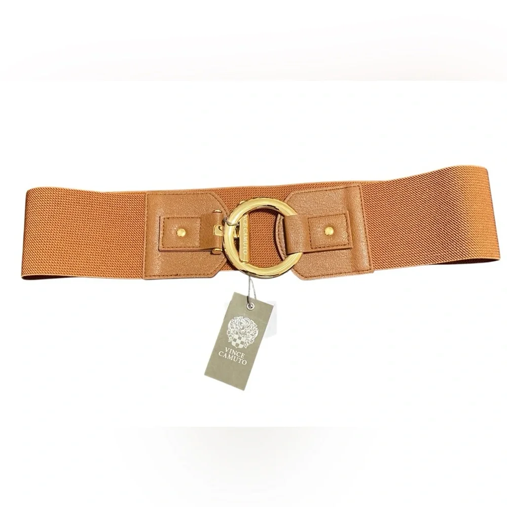 NWT Vince Camuto Circle & Bar Interlocking Belt - Picture 2 of 2